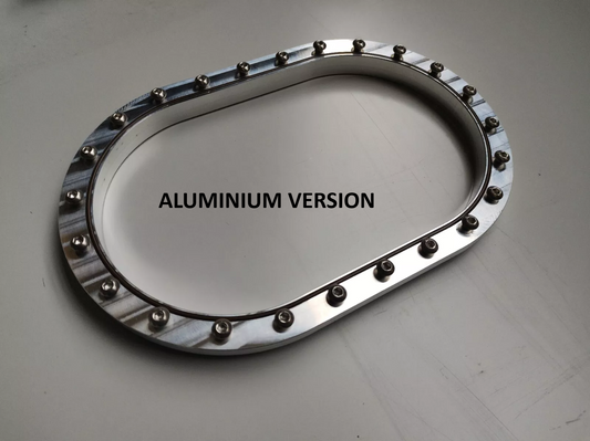 BDS Billet fuel cell weld on 6x4 24 bolt pump flange alloy 6061