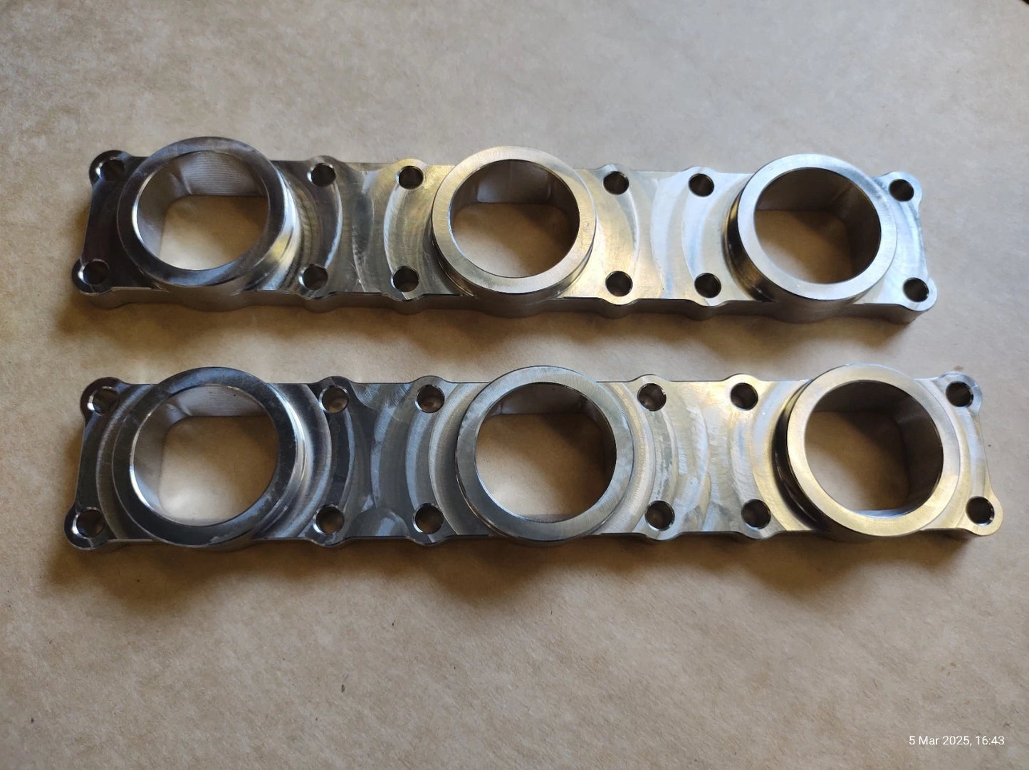 BMW  M52TU M54 CNC Billet Stainless teel Exhaust Flange Turbo E36 E34 E30 E39 E46