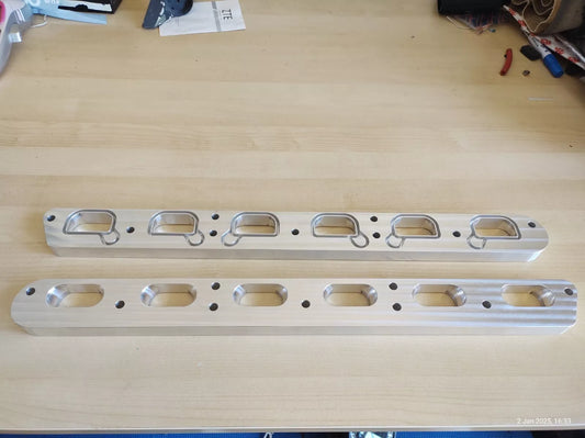 Bmw M54 to M50 Intake flange adapter billet 6061 alloy cnc Custom welded 1800 E21 E12 E30 E28 E34 E36 E39 E46
