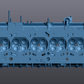 BMW S50B32 Cylinder Head, Cam Tray, Valve Cover